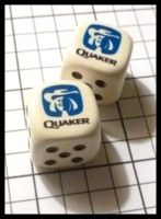 Dice : Dice - My Designs - Food Quaker Oats Old Logo Pair - Sept 2012
